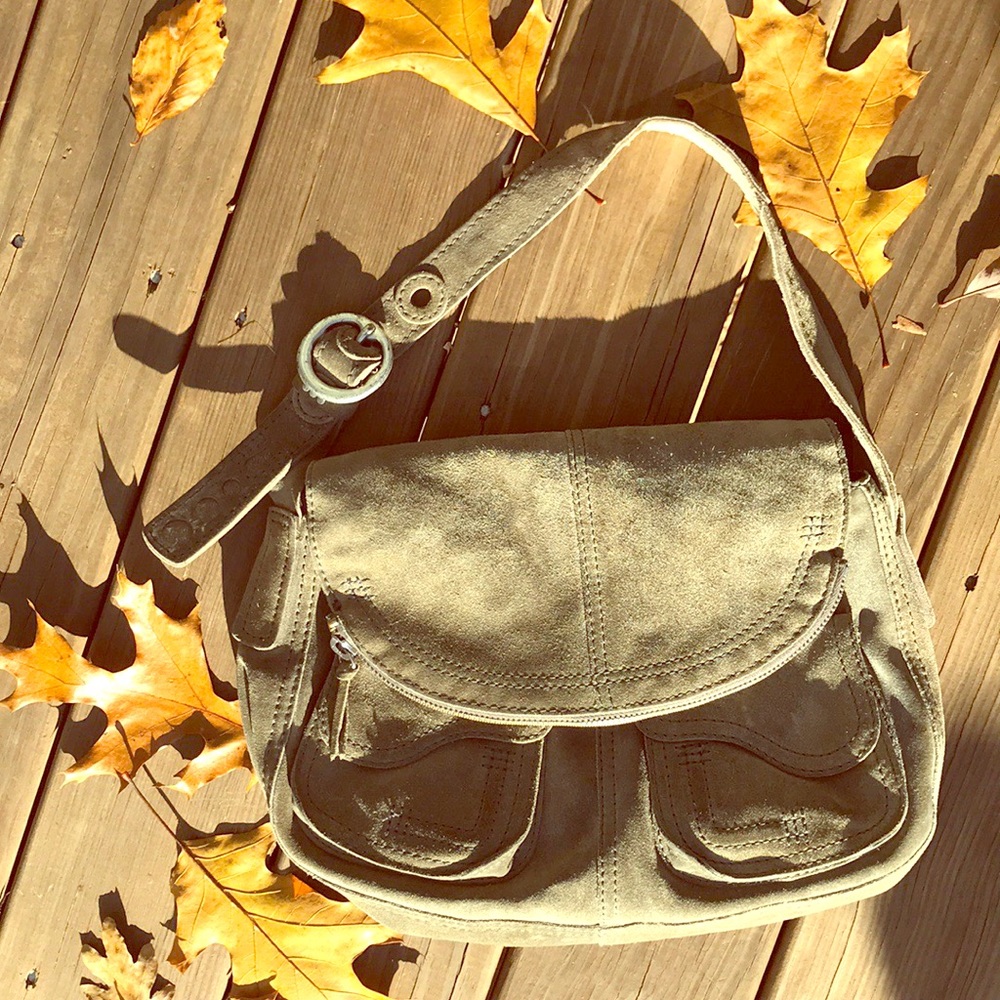 Leather Suede Lucky Brand Bag