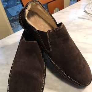 Cole Haan fleece lined slipper / driver / moccasin