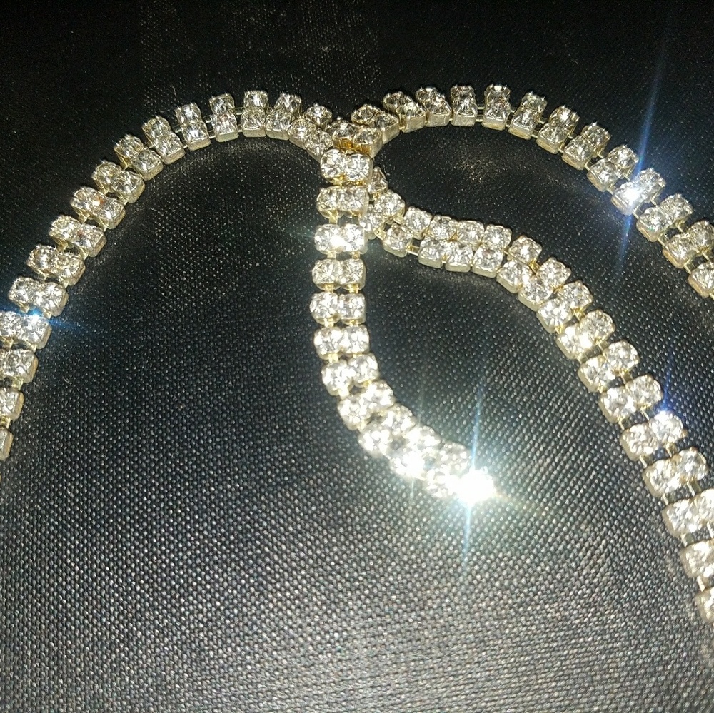 New Rhinestone Full Coverage Bra Top - Picture 4 of 4