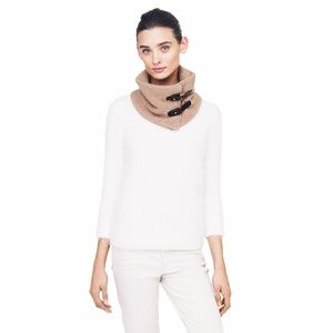 Women's Camel Amanda Snood W Leather