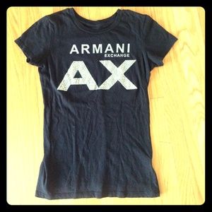 Armani Exchange Logo Tee Shirt