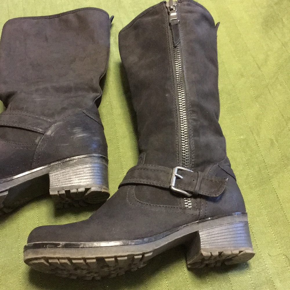 Tall Zipper Boots