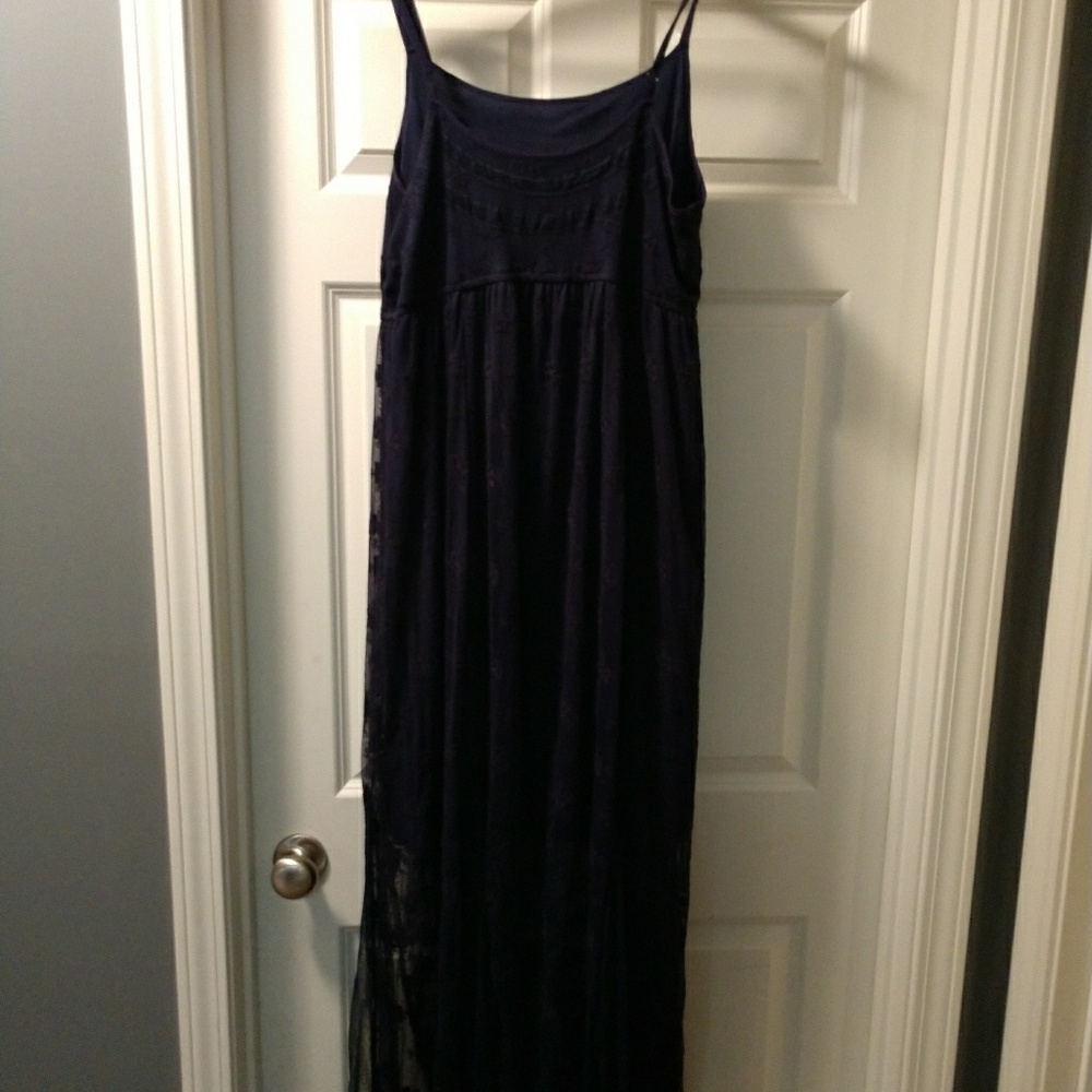 Torrid Navy Slip Dress