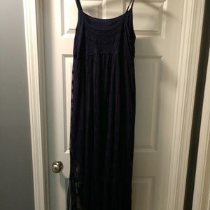 Torrid Navy Slip Dress