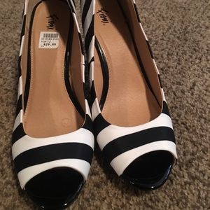 Size 12 stripped heels