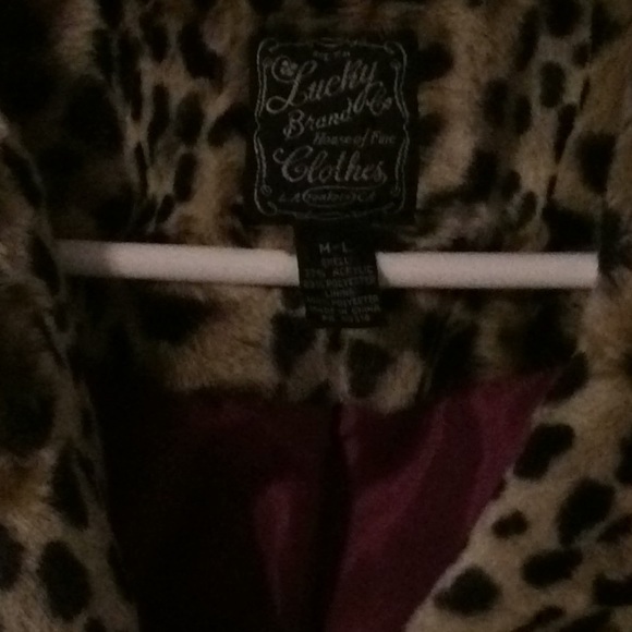 Fux Fur winter coat  Leapard style - Picture 4 of 4