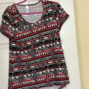 LuLaRoe Small Classic shirt Christmas NWT