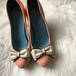 Jing Pin Peach Pumps