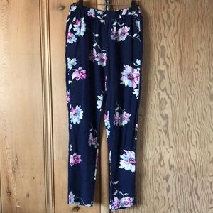 Joie silk floral pants