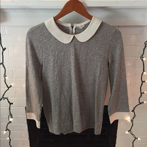 J. Crew factory Peter Pan collar shirt