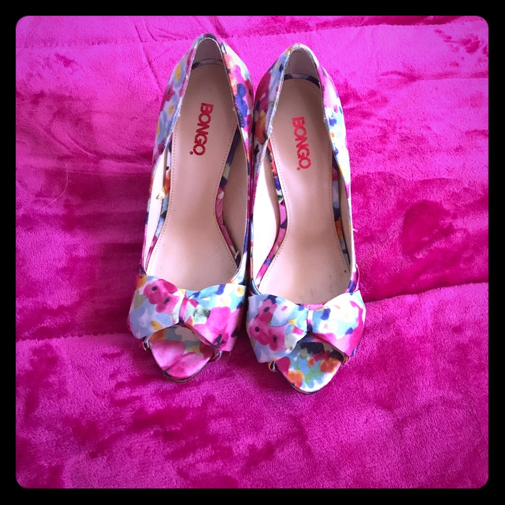 Floral heels