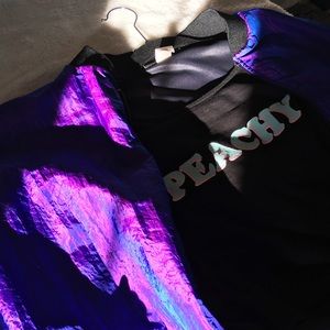 Holographic 80's-esque Jacket, Vintage Dream Gear