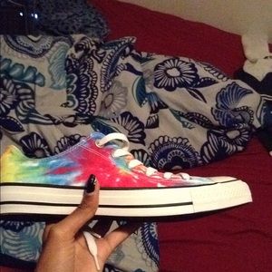 Never worn Rainbow Vans