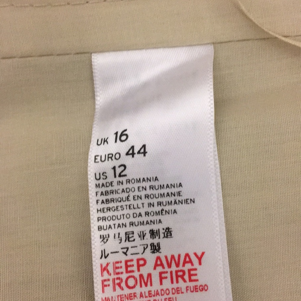 NWOT Topshop dark ivory and blue bustier - Picture 7 of 7