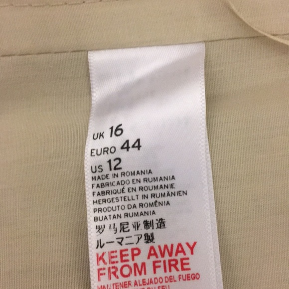 NWOT Topshop dark ivory and blue bustier - Picture 7 of 7