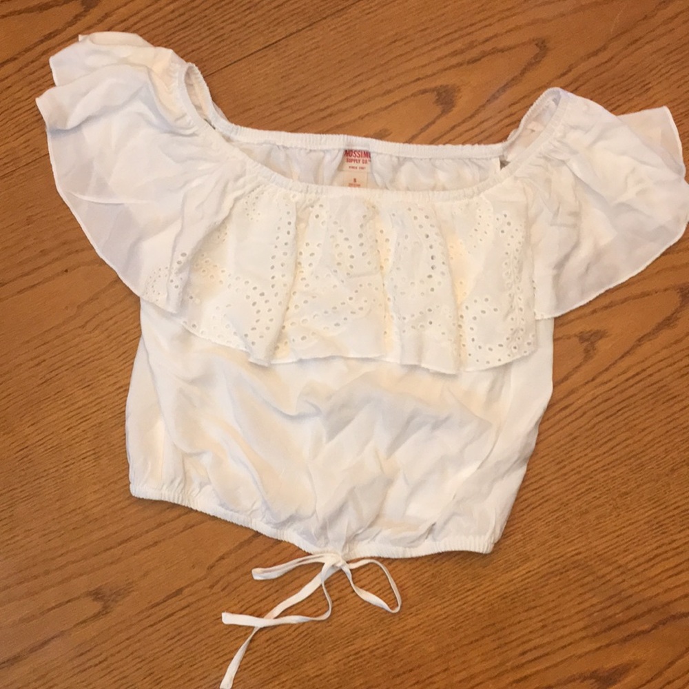 White off the shoulders top (S)