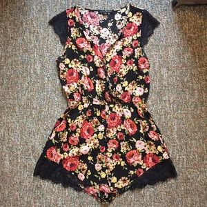 Haute Monde Floral Romper