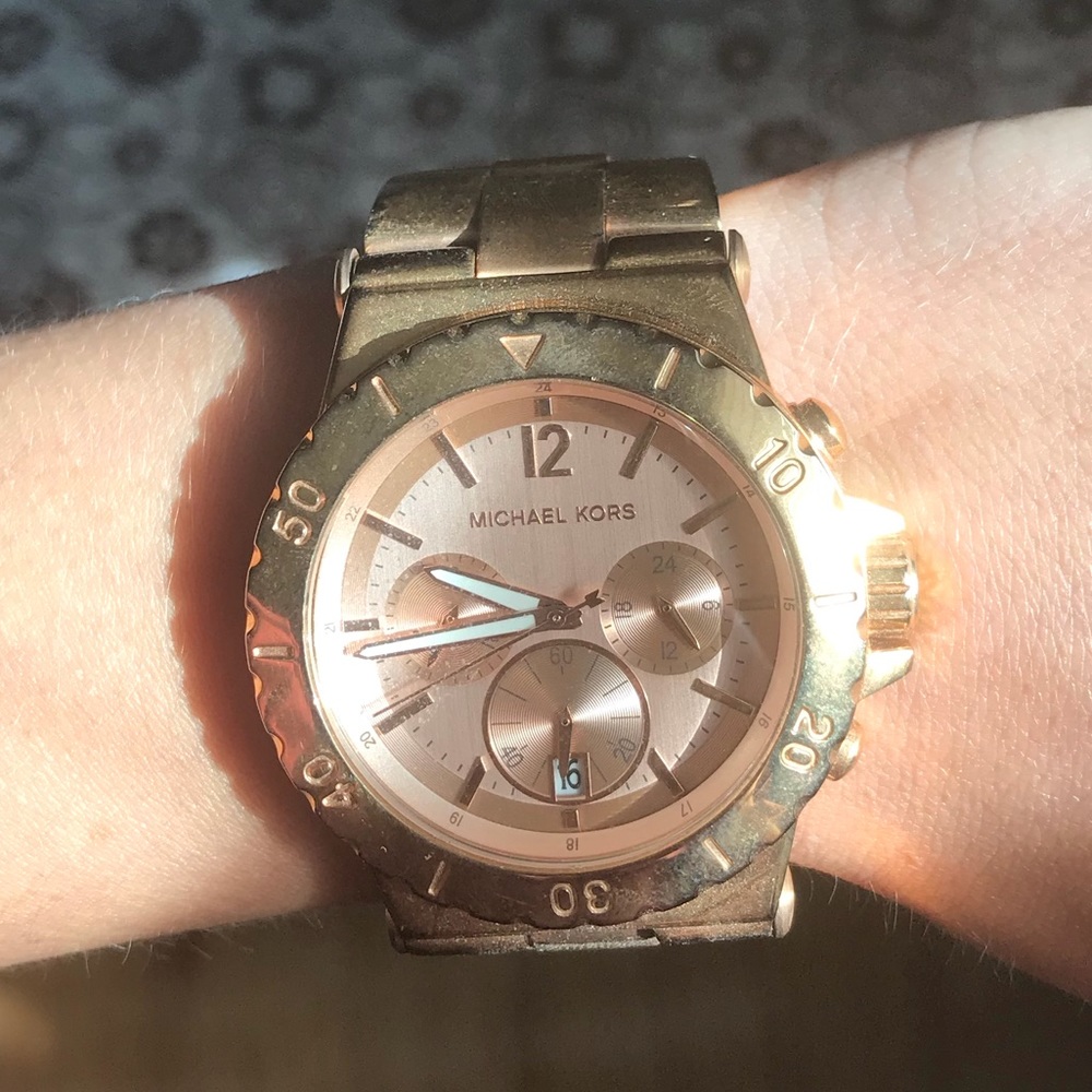 Rose Gold Michael Kors Watch