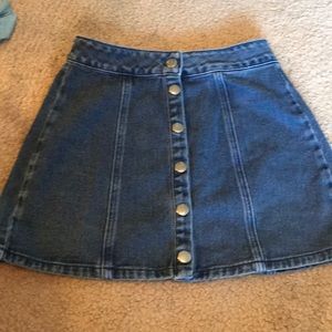 Brandy Melville jean skirt
