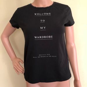 Zara Welcome to My Wardrobe Tee