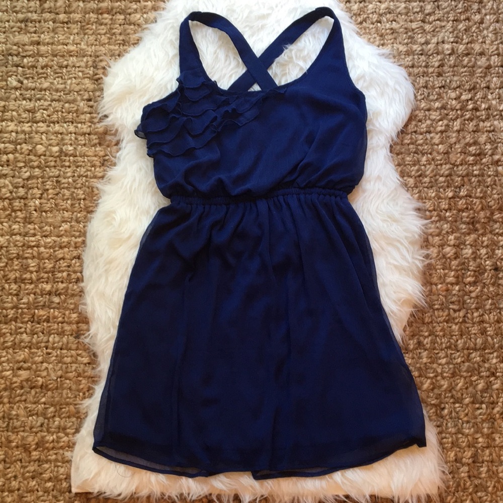 Eyeshadow Cross-Back Dress