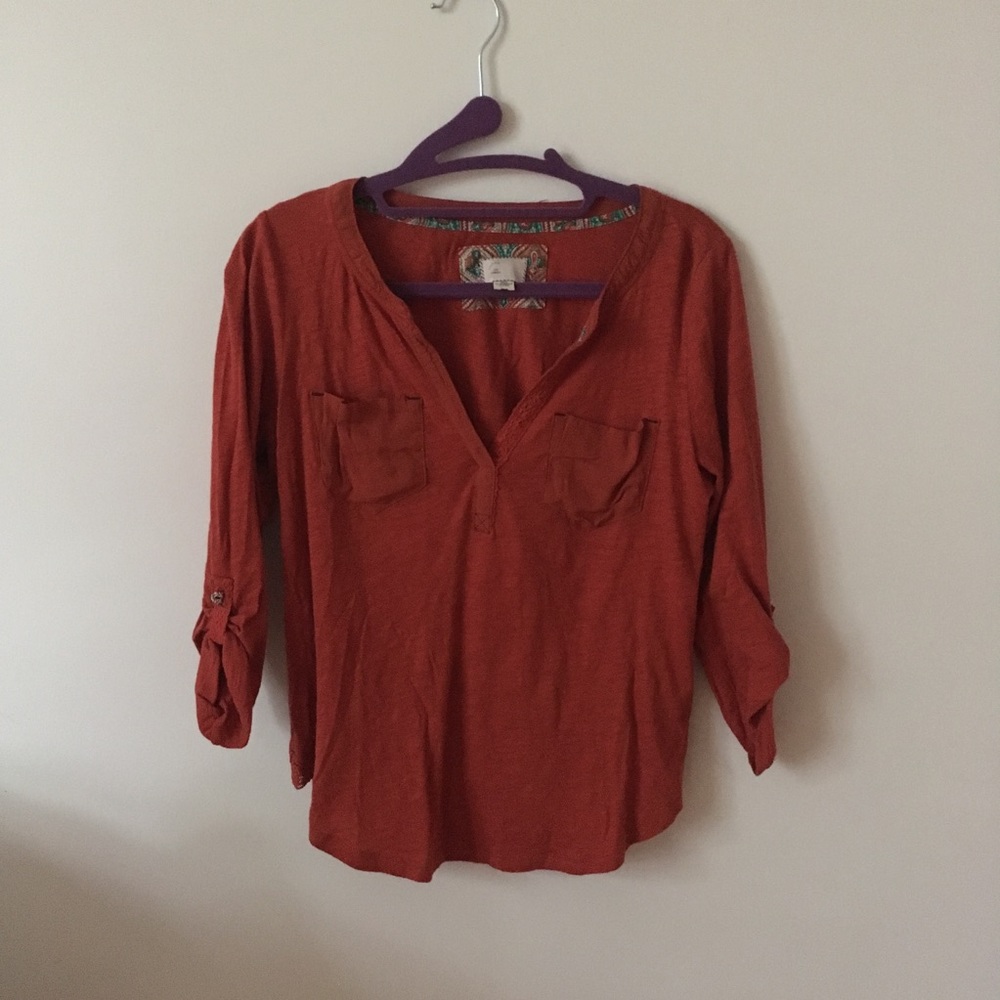 Anthropologie Long Sleeve Tee