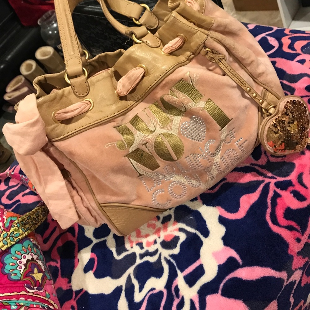 Juicy velour purse
