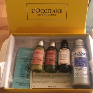 L’Occitane travel kit