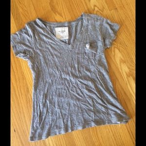 Abercrombie & Fitch Pocket V Neck Tee