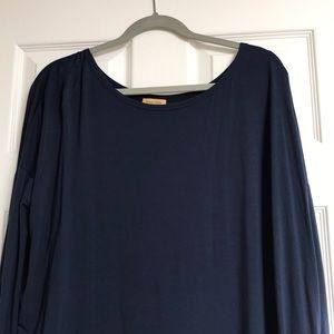 Piko 1988 Navy Blue Long Sleeve Top