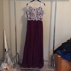 Elegant custom made prom dress