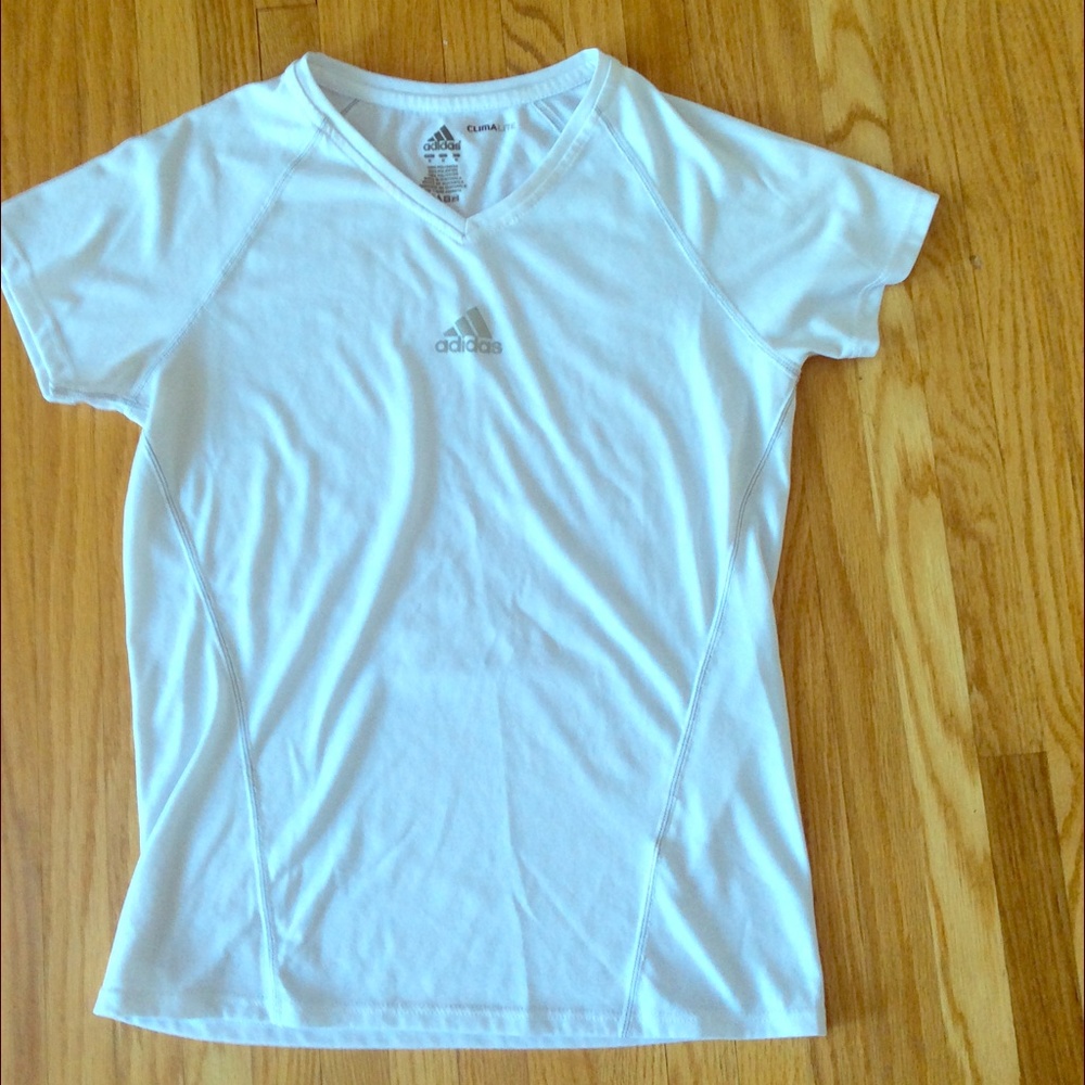 Adidas V Neck Climalite Workout Shirt