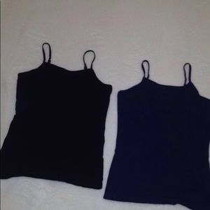 Navy and black tank tops!