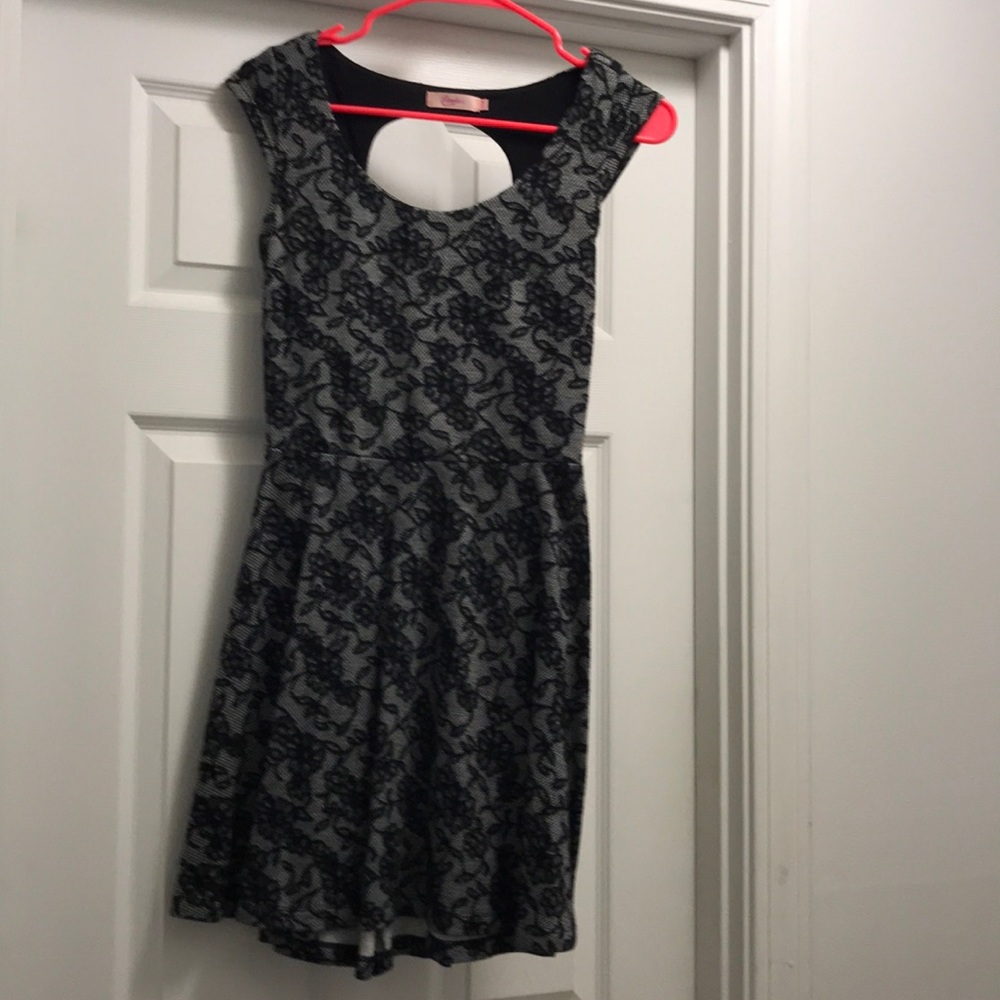 Black lace looking dress