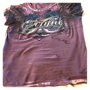 Sinful purple shirt