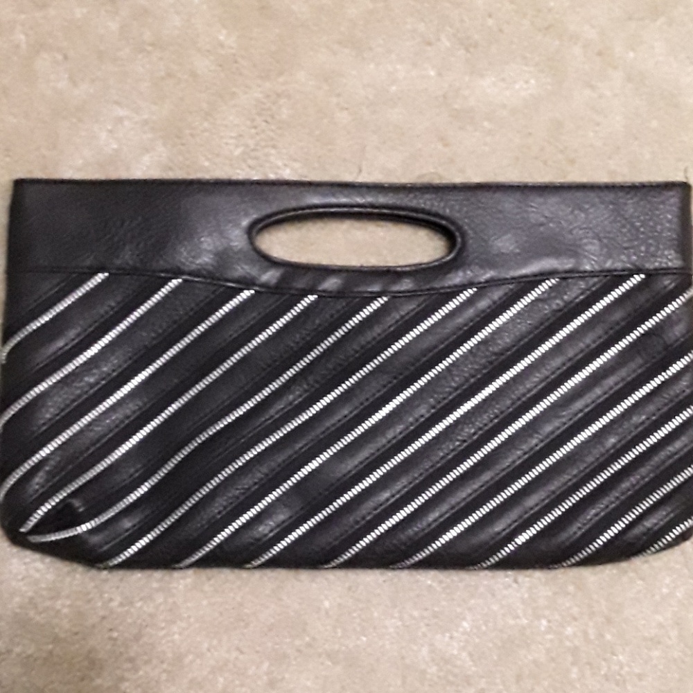 Black PVC Clutch