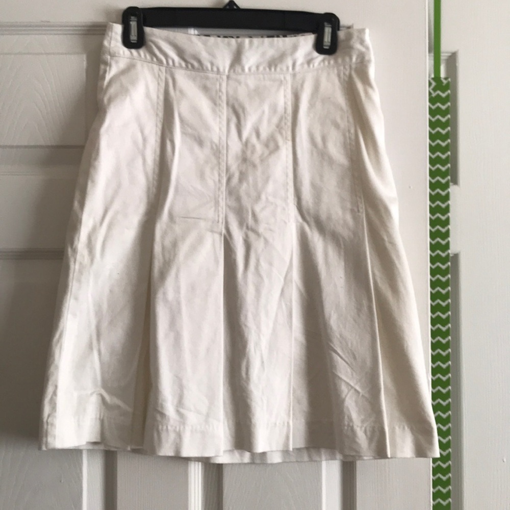 White skirt