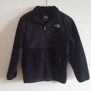 Girls large black north face fleece