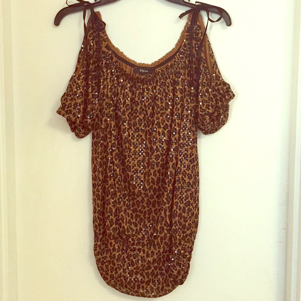 Leopard Print top from Express