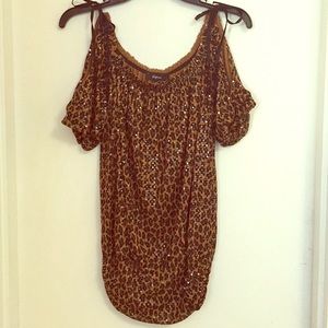 Leopard Print top from Express