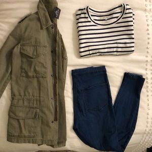 Vintage Olive Army Jacket