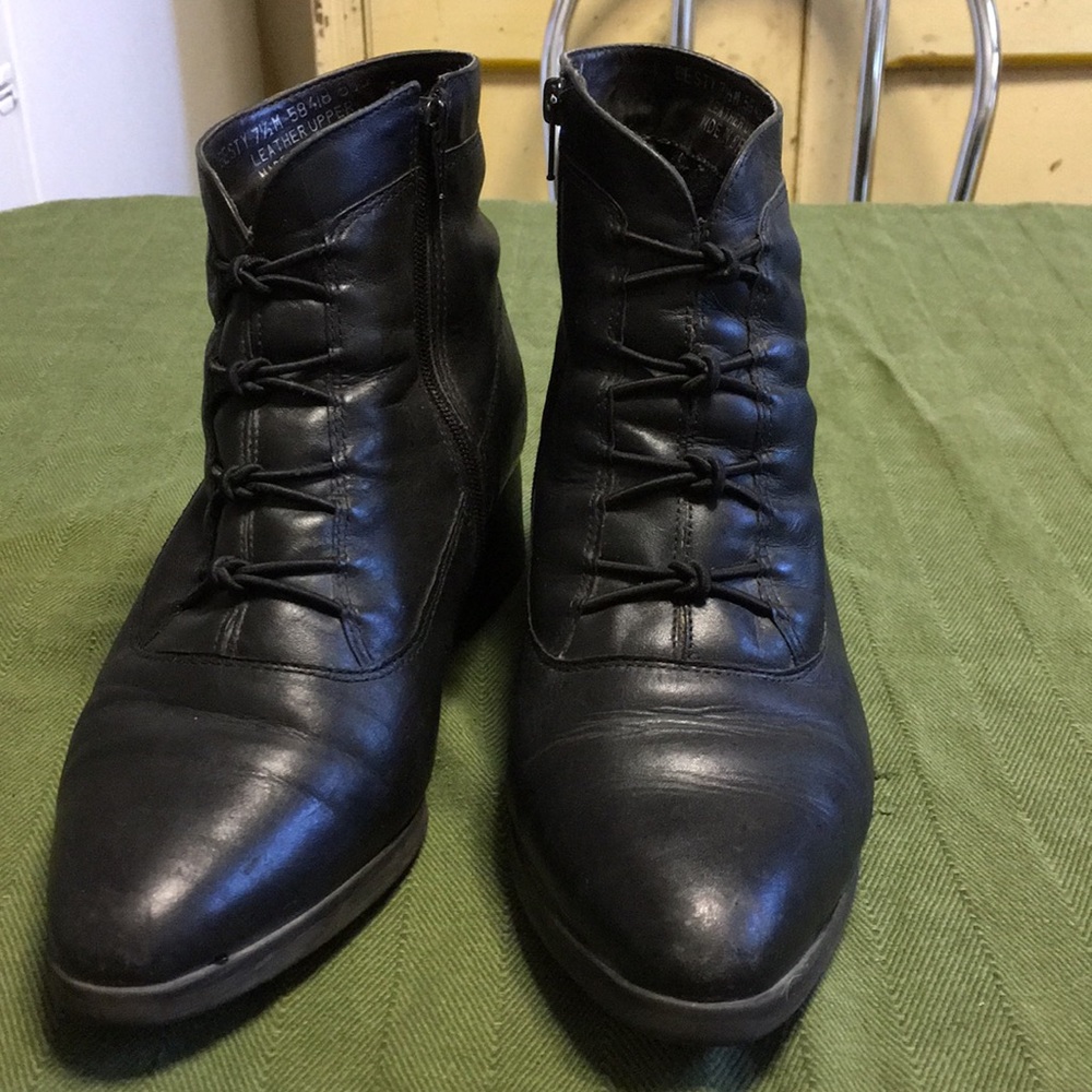 Little black ankle boots