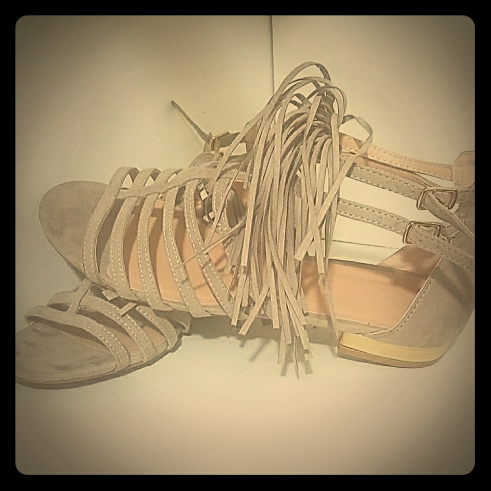 Fridge gold heel sandals
