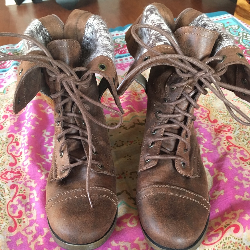 Brand New - Mossimo/Target Combat Boots - Size 9