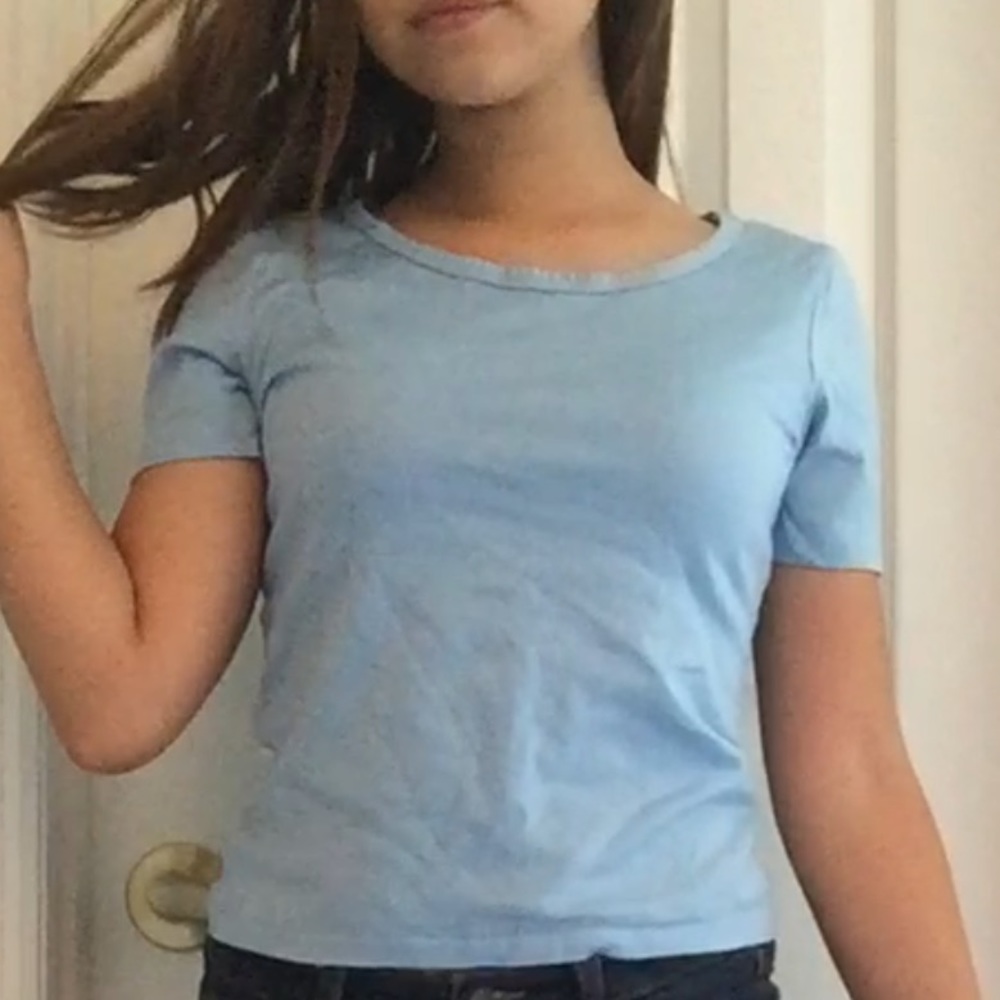 Calvin Klein blue tee
