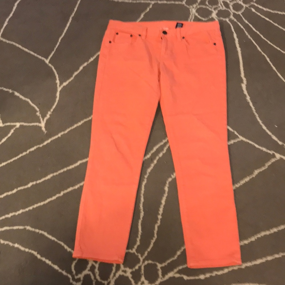 J crew light peach colored jeans size 30