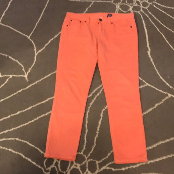 J. Crew Denim - J crew light peach colored jeans size 30