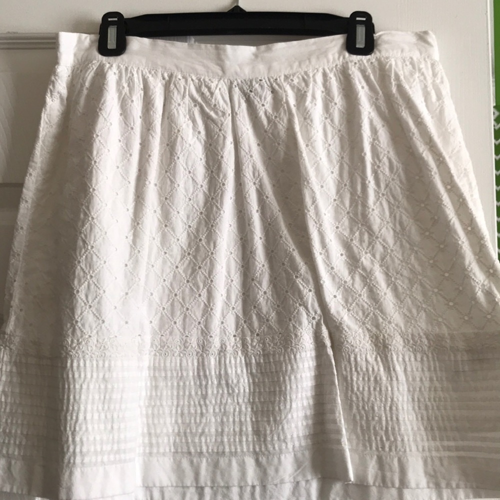 White skirt