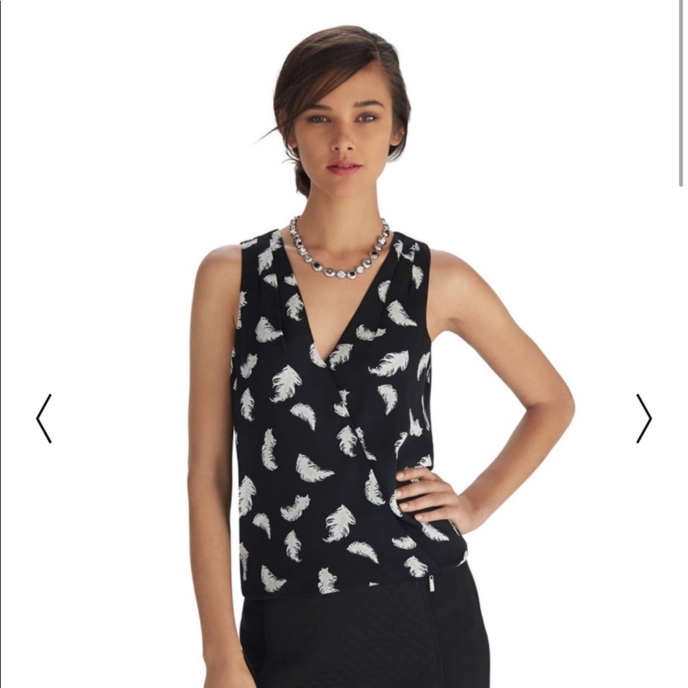 White House Black Market Sleeveless Blouse XL