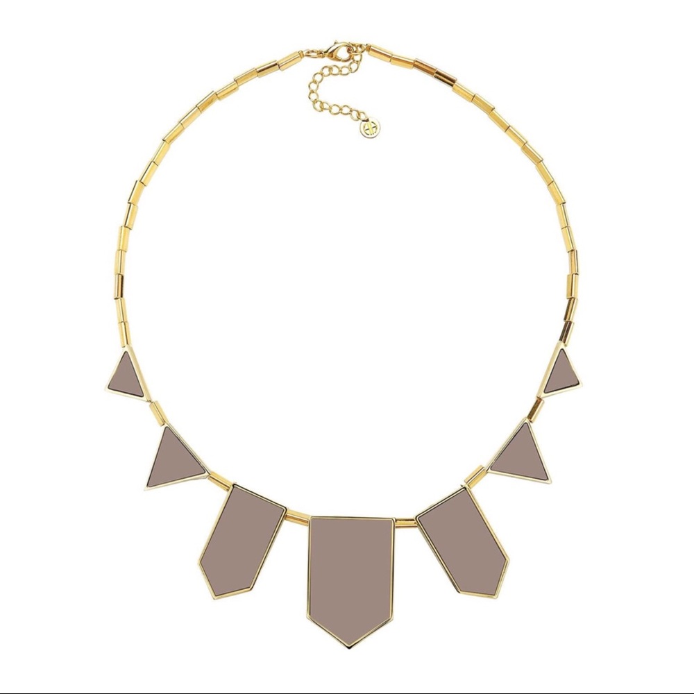 HOUSE OF HARLOW 1960 Leather Seven Station Collar